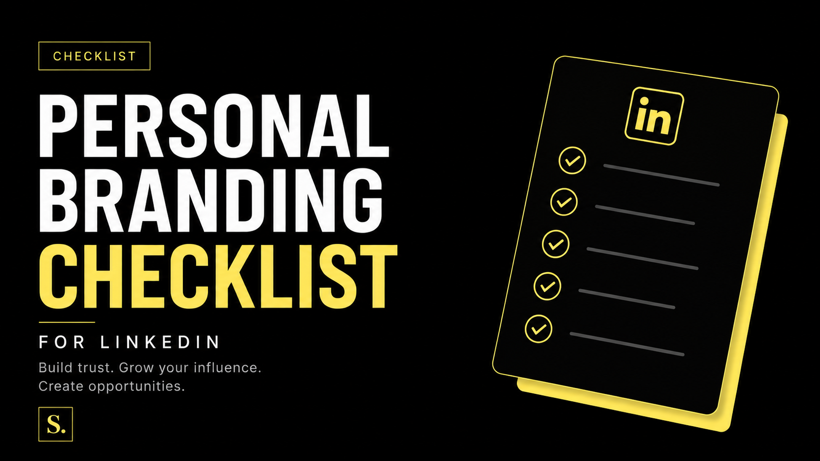 Personal Branding Checklist - LinkedIn